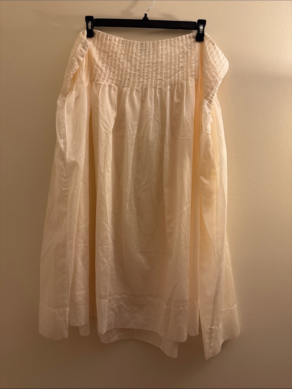 FUTURE COLLECTIVE Cream Flowy Skirt